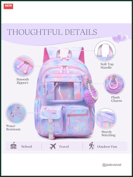 Kids Backpack School Bookbag for Elementary Middle School